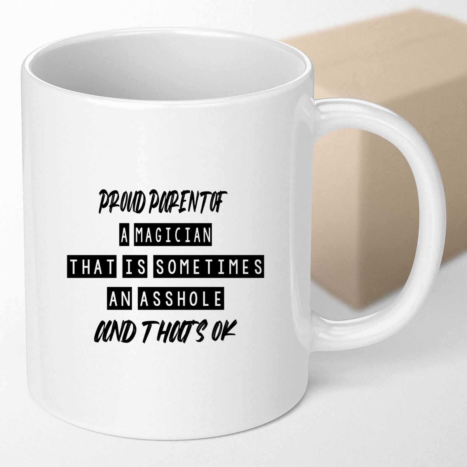 Unique Magician Coffee Mug - Perfect Gift for Women, Magicians & Magician Moms - Ideal for Magic Shows, Birthday Presents & Coffee Lovers (Design 648403)