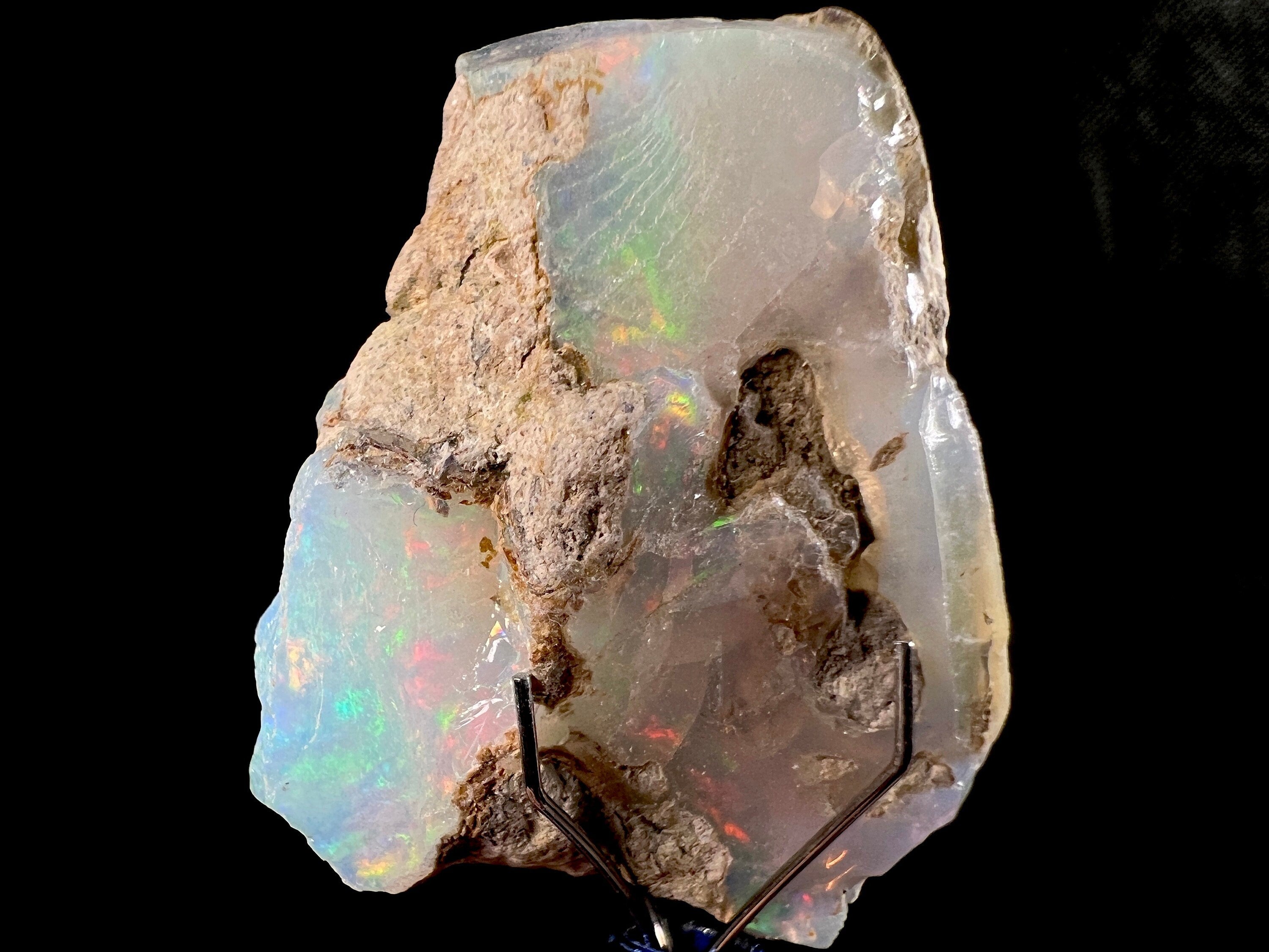 Premium 4A Welo Opal Raw Crystal - Certified Cutting Grade Opal Gemstone for Jewelry Making (50615) - Perfect for Rings, Pendants & Handcrafted Jewelry Designs