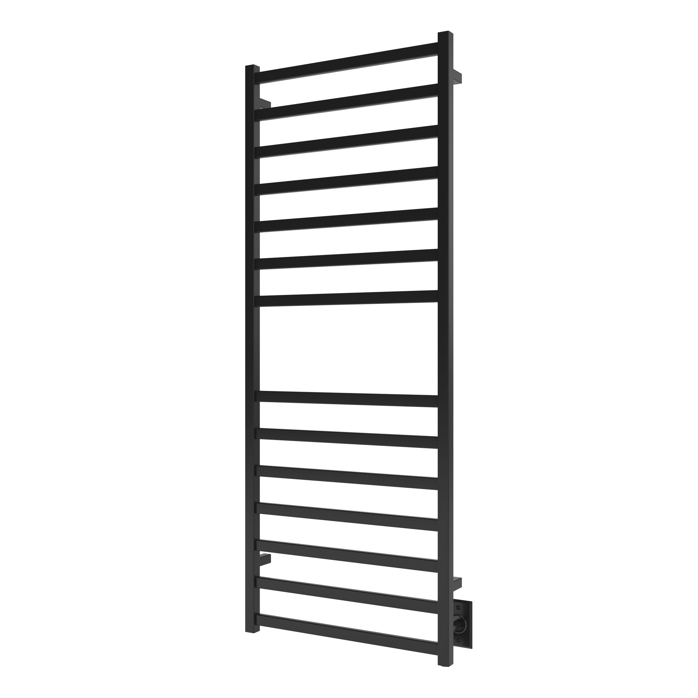 Kontour Square Plug-In or Hardwired Bathroom Towel Warmer - 24