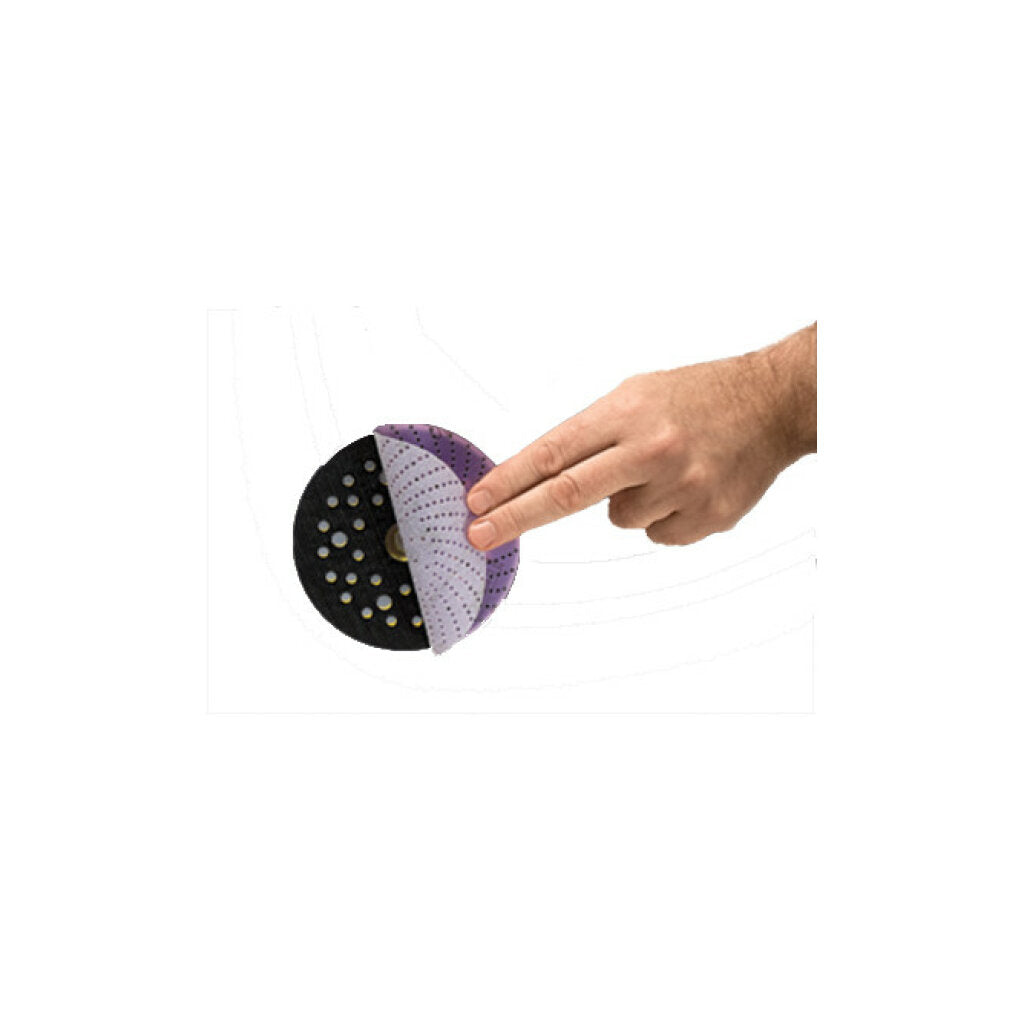 3M Clean Sanding Soft Interface Disc Pad 20278 - 5 Inch x 1/2 Inch x 3/4 Inch Multihole Sanding Disc for Wood, Metal & Auto Body - Perfect for DIY Projects & Professional Finishing Work