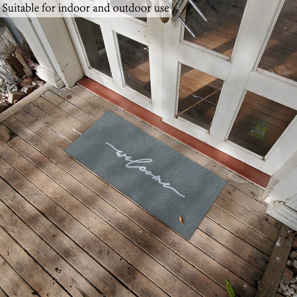 AAZZKANG Gray Doormat 18