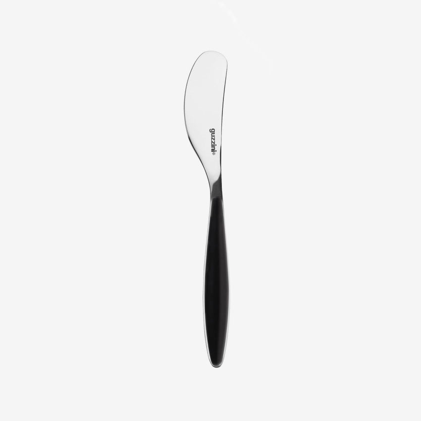 Guzzini Premium Stainless Steel Butter Knife - Elegant Design for Smooth Spreading - Perfect for Breakfast, Brunch, and Dinner Table Setting