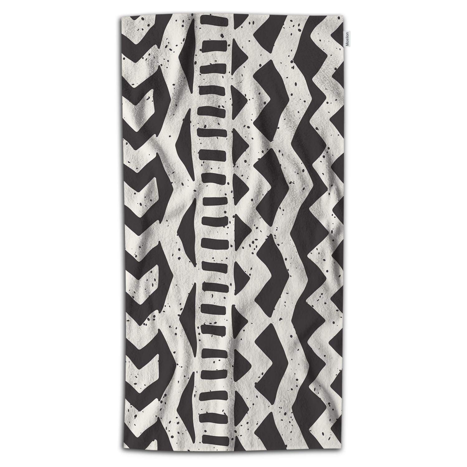 Moslion Ikat Tribal Bath Towels 64