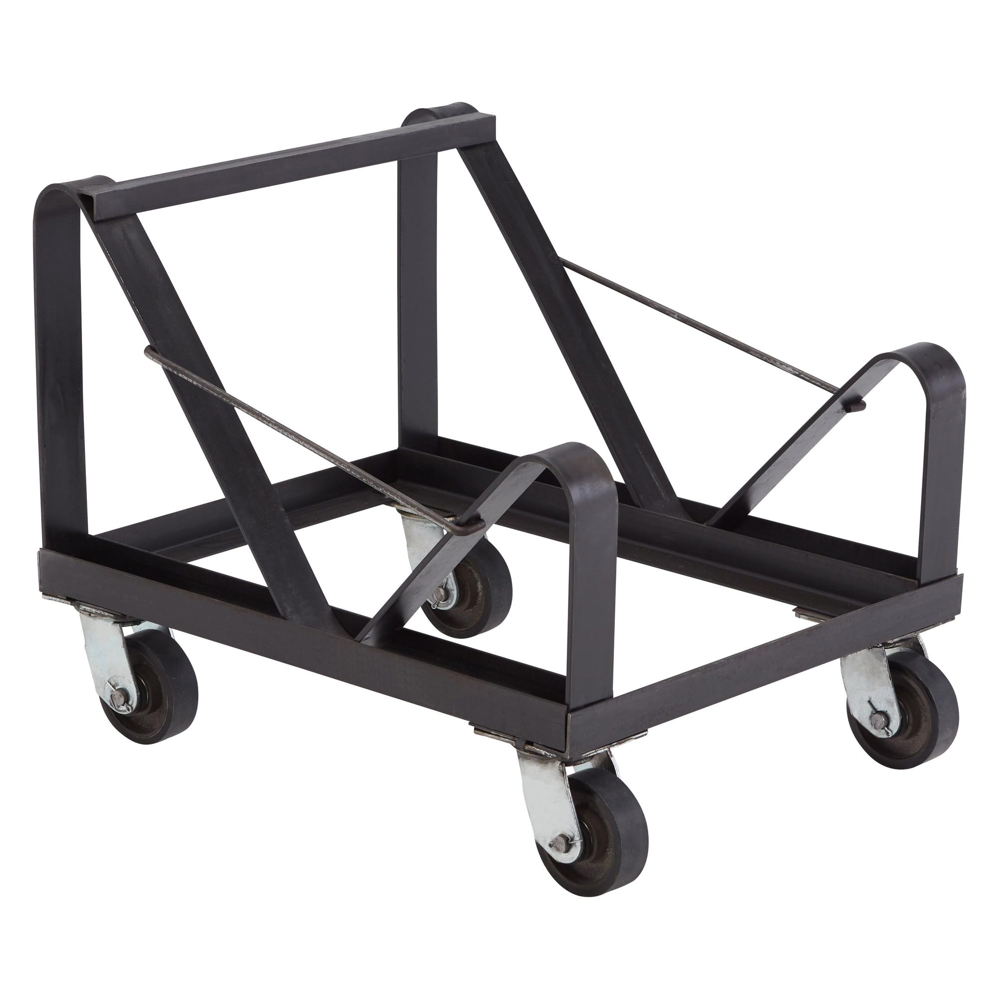 National Public Seating Powder Coated Steel Dolly for 8500 Chair - Heavy Duty Chair Transport Cart with 4 Swivel Casters - Perfect for School, Church, and Event Venue Chair Moving