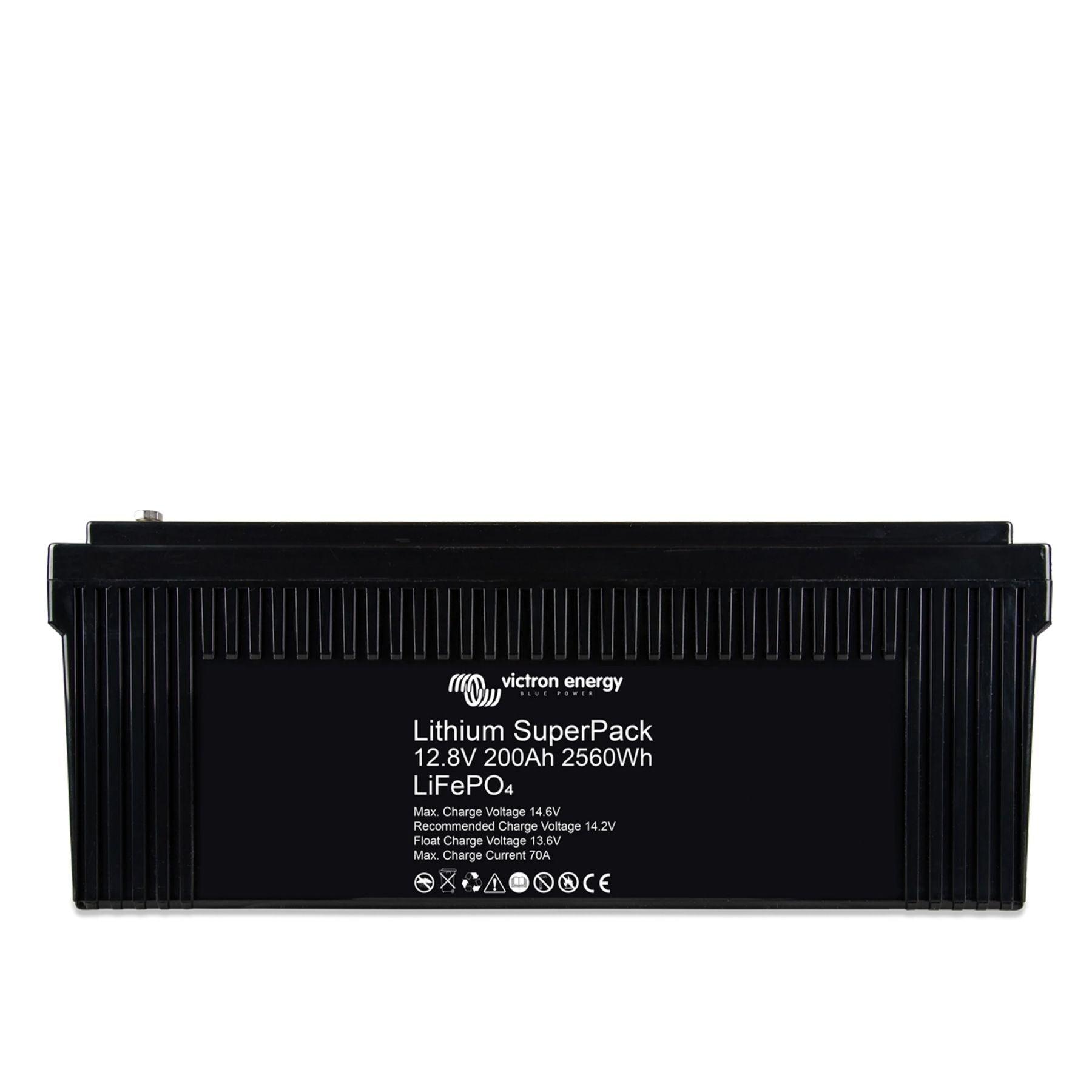 Victron Lithium SuperPack Battery - 12V 100Ah Deep Cycle LiFePO4 Battery for RVs, Solar Systems & Marine Use | High Performance, Long Lifespan | Perfect for Off-Grid Power & Backup Energy Storage