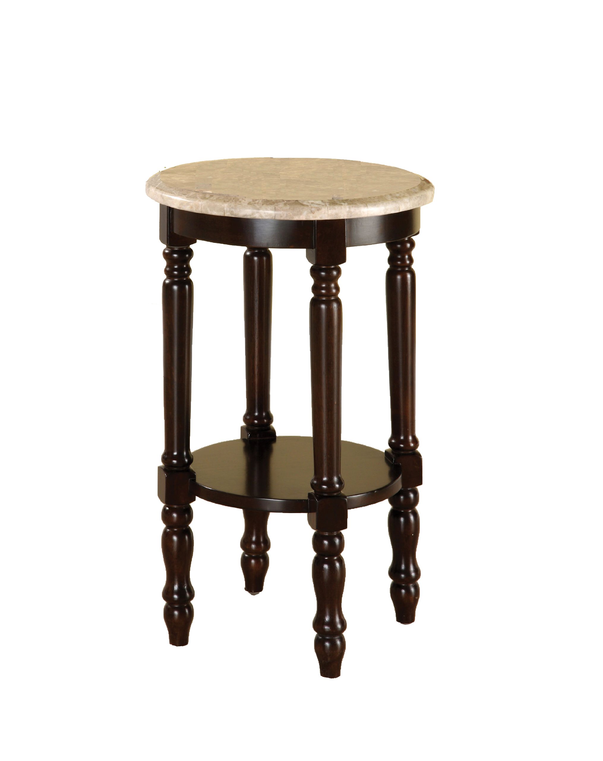 Furniture of America Santa Clarita Dining Table - Dark Cherry Finish - Perfect for Dining Rooms, Kitchens, and Small Spaces