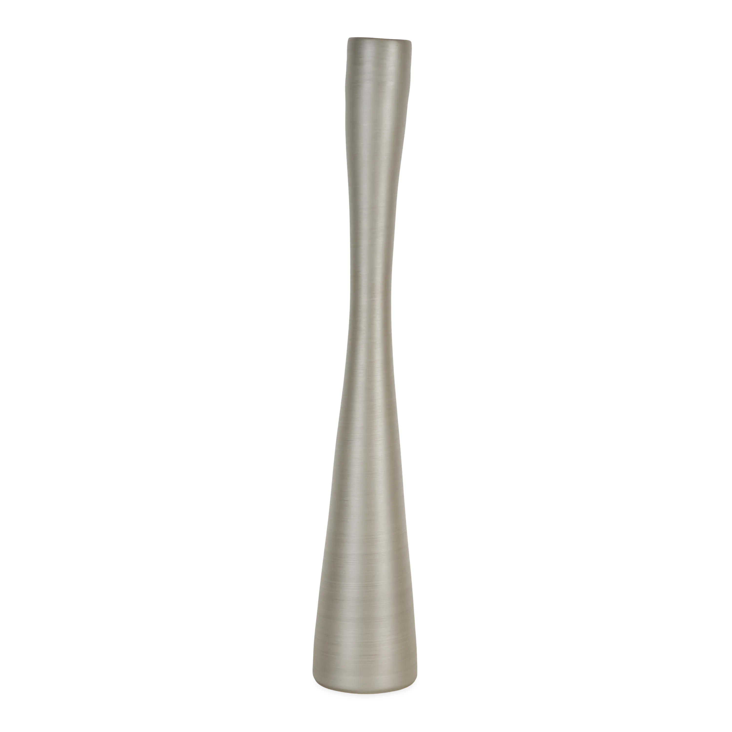 Elegant Bronze Flute Vase - 24 Inch Tall Decorative Flower Vase for Home Decor, Wedding Centerpieces & Luxury Gift Giving