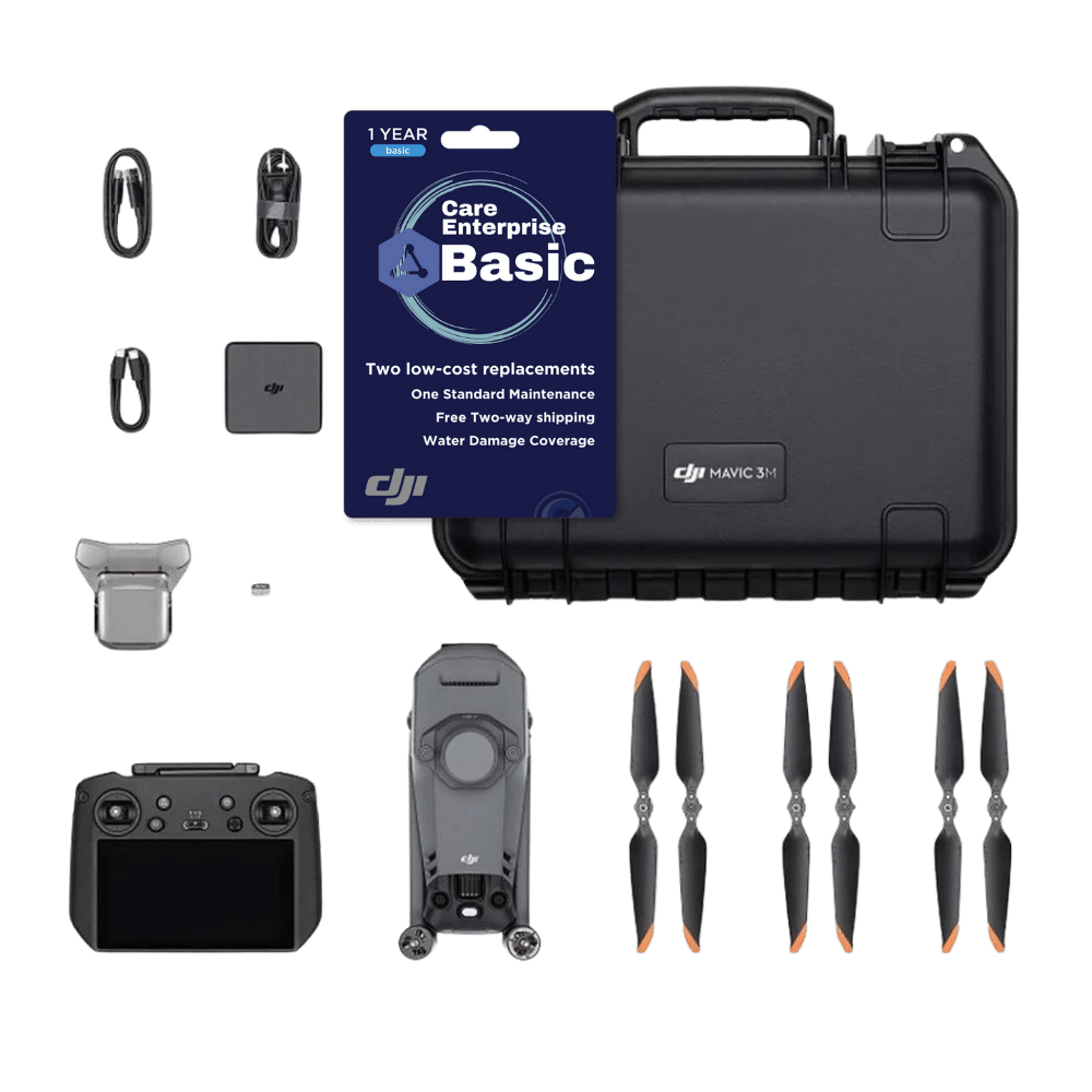 DJI Mavic 3 Multispectral Drone with High-Resolution Camera - Perfect for Aerial Photography, Agriculture Mapping & Environmental Monitoring (Worry-Free Basic Kit)