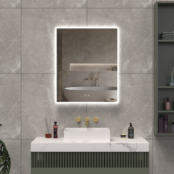 ICO Camden LED Mirror - Vanity Mirror with Touch Control, Dimmable Lights for Makeup, Shaving & Grooming | Perfect for Bathroom, Bedroom & Dressing Room