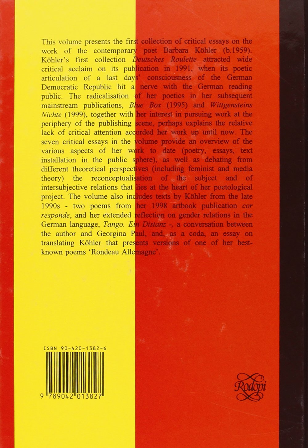 Entgegenkommen: Dialogues With Barbara Kohler - German Literature Book for Students & Researchers - Perfect for Academic Study & Literary Analysis