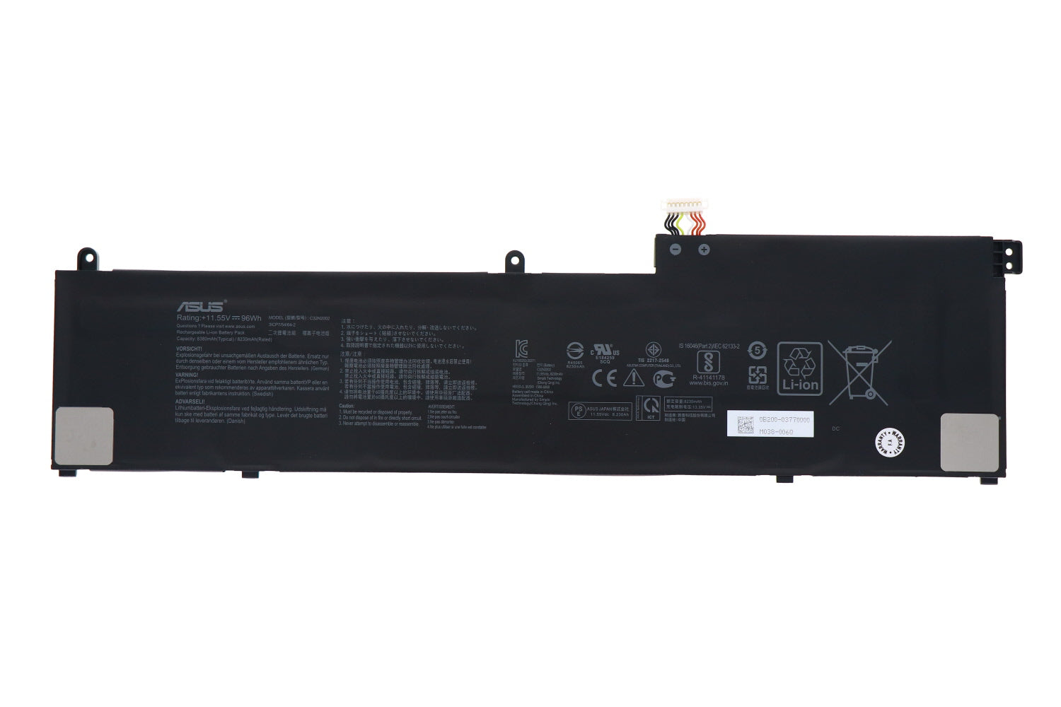 Original ASUS ZenBook Flip 15 UX535LI UX564EH UX564EI UX564PH Replacement Battery 96Wh - Compatible with Laptop, Work & Travel Use
