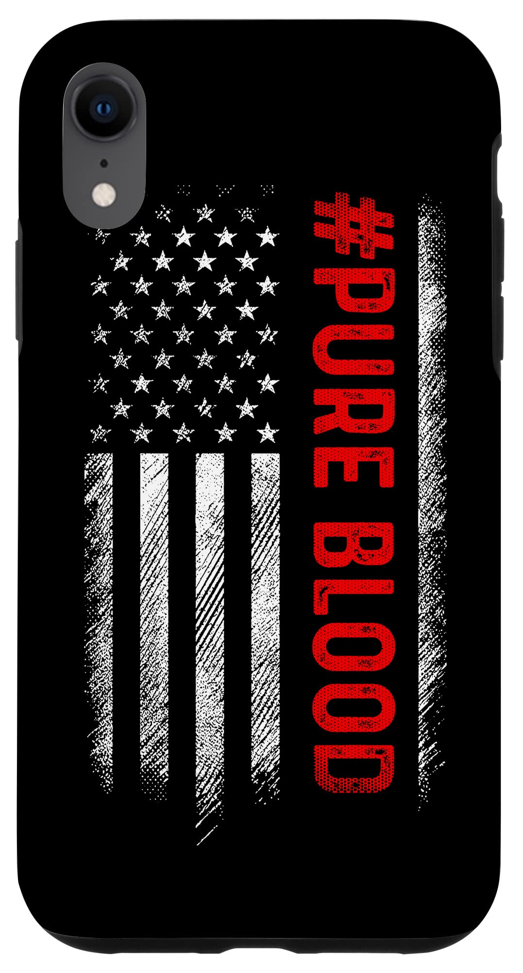 iPhone XR Case - Premium Protective Cover for Pure Blood Movement #Pureblood Freedom - Durable & Stylish for Daily Use, Travel & Outdoor Activities
