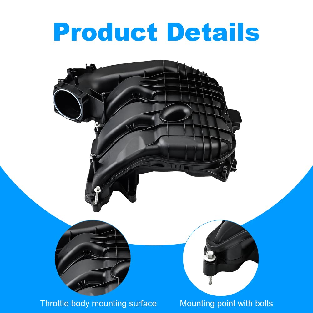 High-Performance Intake Manifold Replacement for 2011-2020 Jeep Grand Cherokee, Chrysler 200/300/Town & Country, Dodge Journey/Challenger/Avenger/Charger/Durango - Compatible with OEM 05184693AE & 68621090AA - Perfect for Engine Upgrades & Performance Tuning