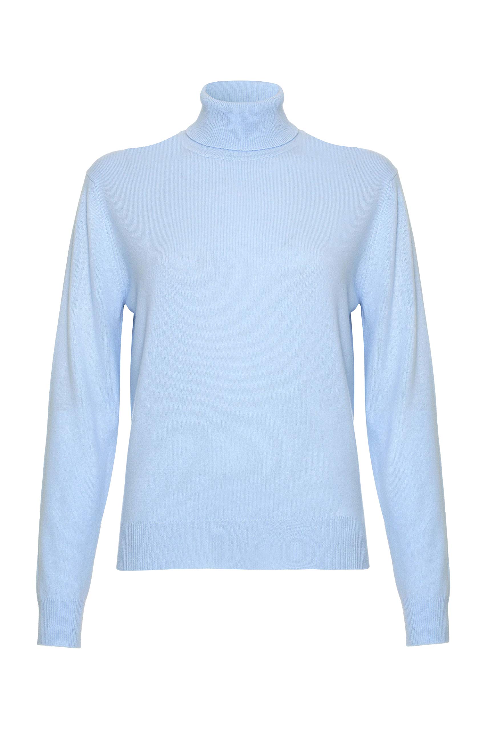 Lona Scott Women's Cashmere Polo Neck Sweater - Soft & Warm Winter Pullover for Office, Travel & Casual Outfits