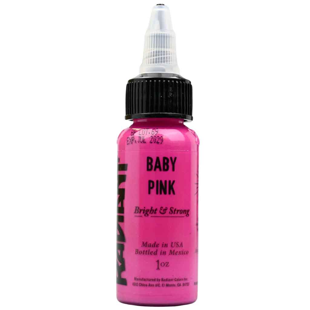 Premium Baby Pink Tattoo Ink - 1 oz Bottle for Professional & DIY Tattoos | Safe, Vibrant & Long-Lasting | Perfect for Sleeves, Small Designs & Cosmetic Tattooing