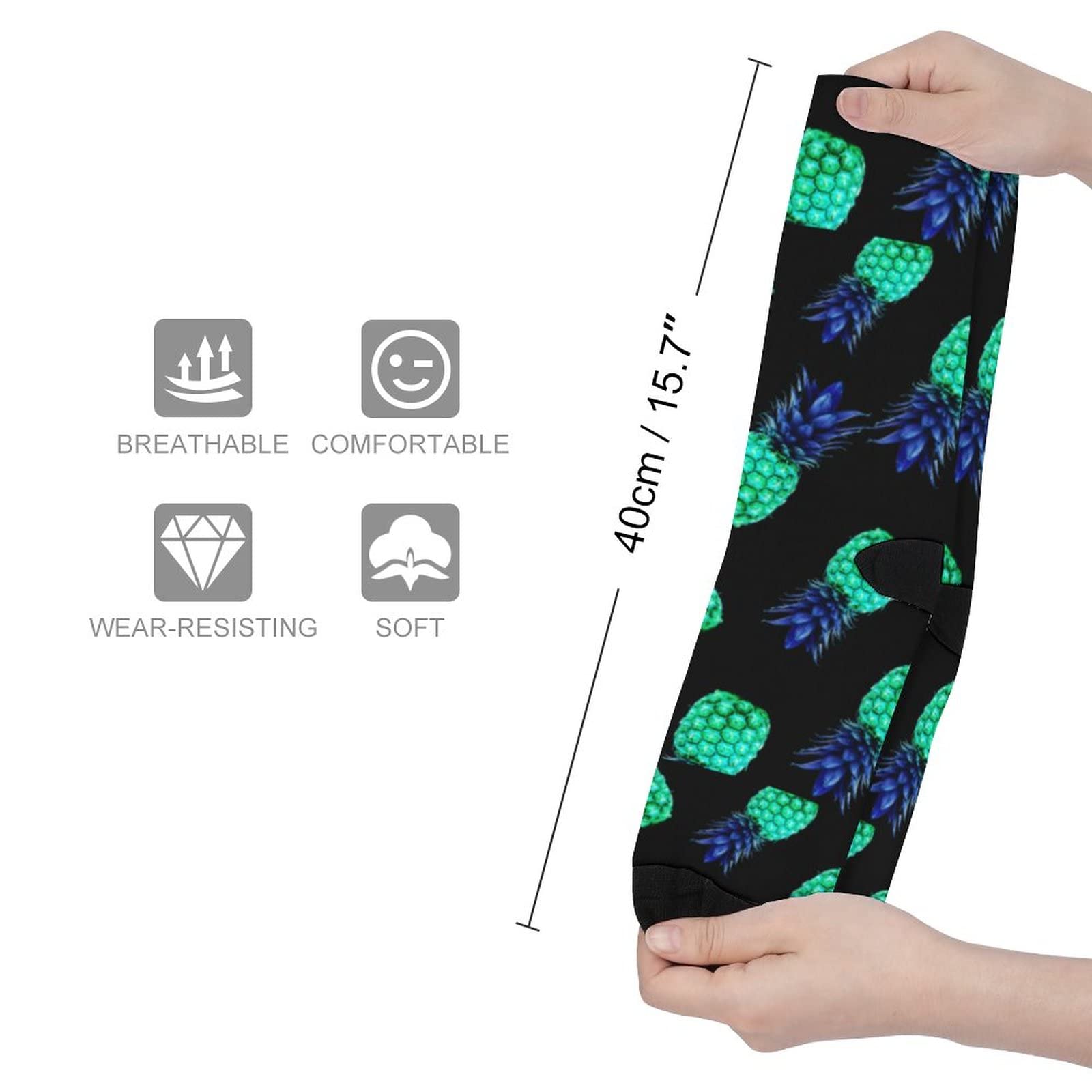 Funny Dollar Print Crew Socks - Colorful Novelty Socks for Women & Men | Unisex Crazy Design Socks for Gifts, Parties & Casual Wear
