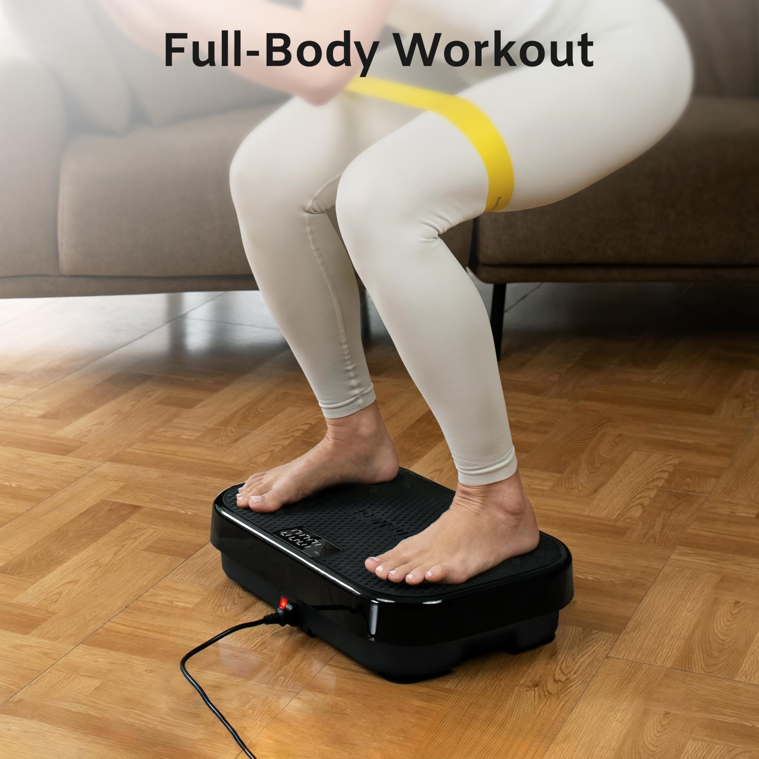NeatShake Vibration Plate Exercise Machine for Full Body Workout - 330 lbs Weight Capacity, Quiet Vibration Fitness Platform for Home Gym & Office Use - Ideal for Weight Loss, Muscle Toning & Circulation Boost