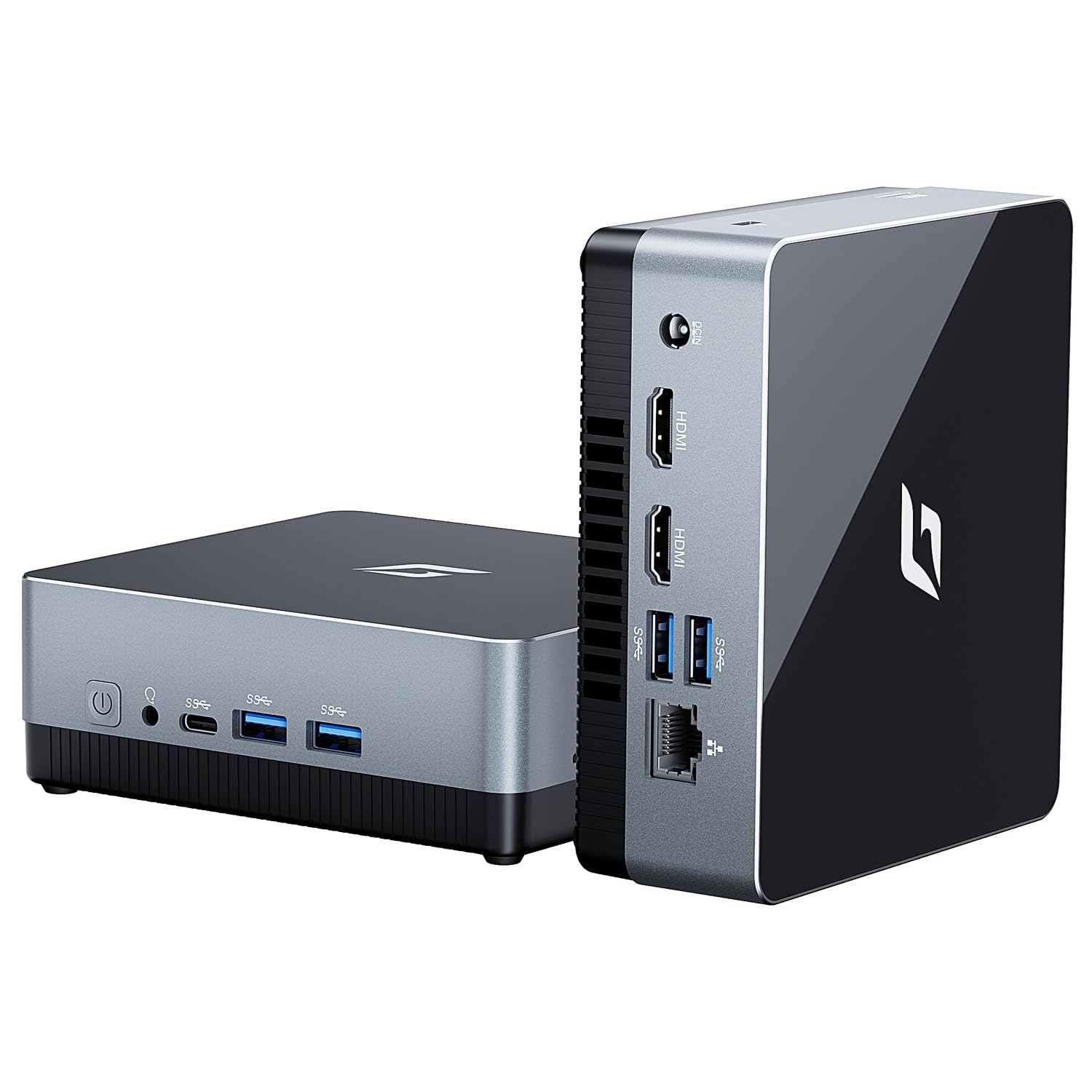 N100 Mini PC - Nano A1 Linux Mini Computer with 16GB DDR4 RAM & 2TB SSD, 4K Dual Display, WiFi 6, BT5.2, RJ45, VESA Mount - Compact Desktop for Home Office, Gaming & Media Center