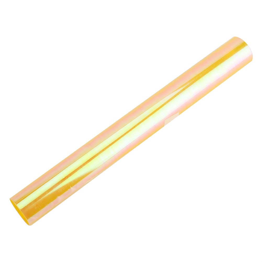 ZPSHYD Yellow Car Headlight Tint Film Cover (30x120cm) - High-Quality Headlight & Taillight Vinyl Wrap for Cars, SUVs, Trucks - UV Protection, Easy Installation - Perfect for Night Driving, Car Customization & Style Enhancement