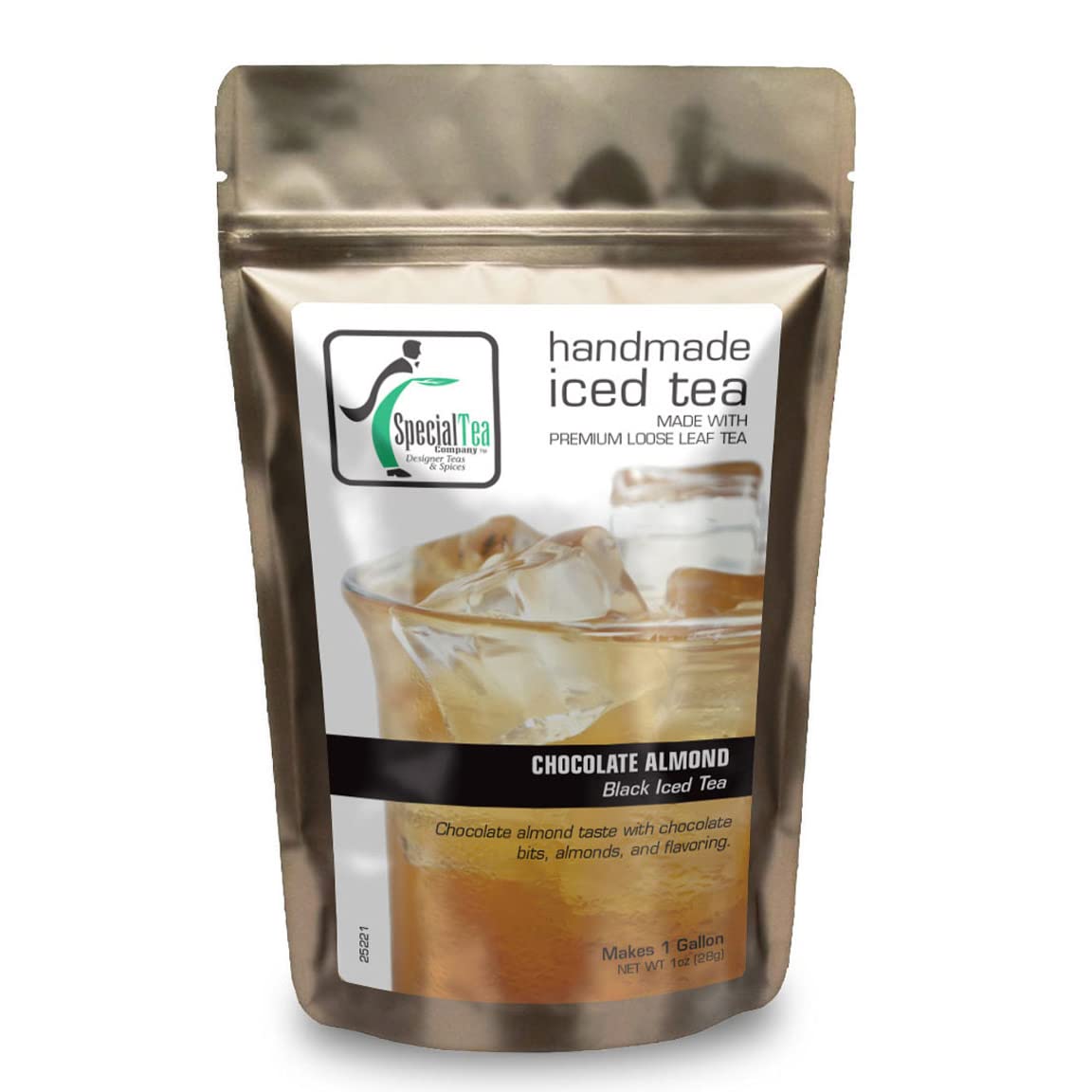 Premium Black Tea with Chocolate & Almond Flavor - Brews 1 Gallon of Refreshing Iced Tea | Perfect for Summer Parties, Afternoon Relaxation & Healthy Beverage Choice
