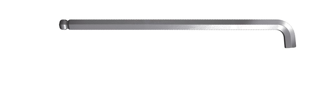 Ball-End Hex Key Set - 5.0mm Chrome Plated 369T - Perfect for Bicycle Repair, Furniture Assembly & Automotive Maintenance