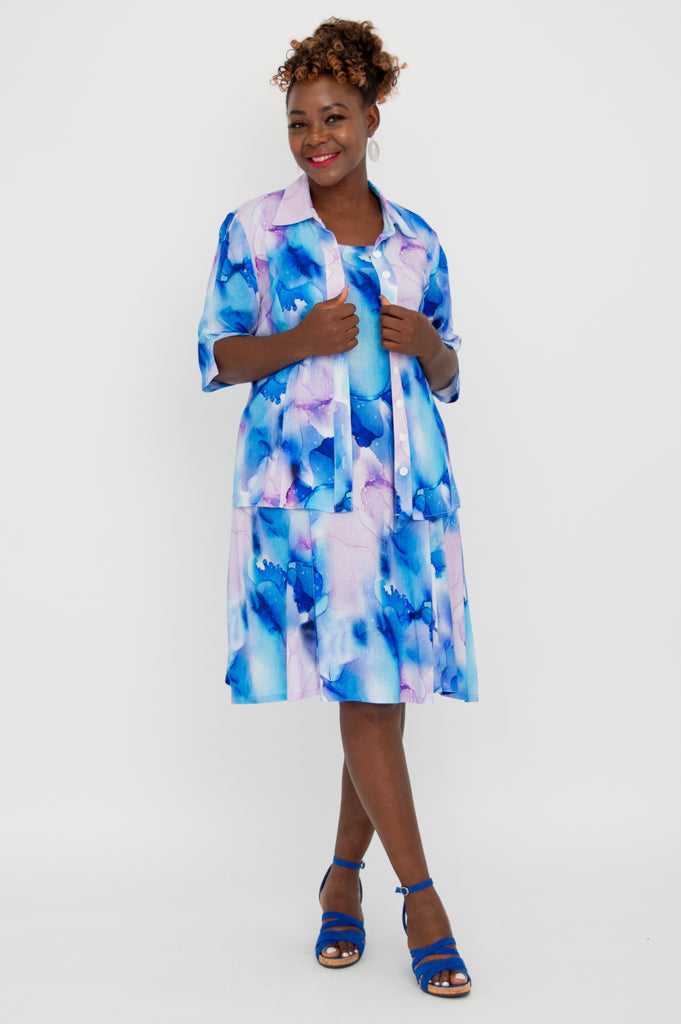 Sara Dress - Salisbury Style Linen Bamboo Blend Summer Dress for Women | Perfect for Beach, Vacation & Casual Outings