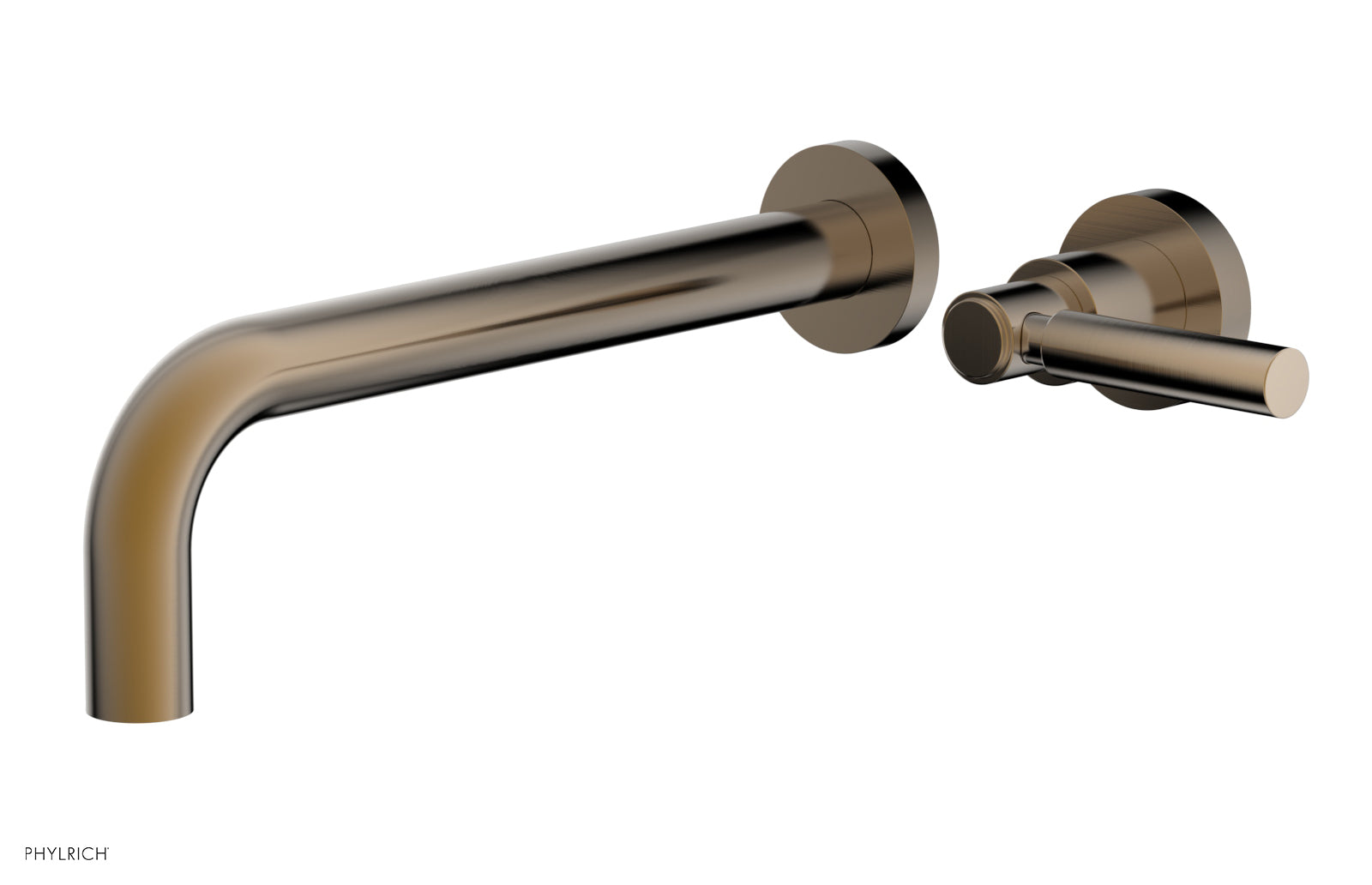 D130 16 Single Handle Wall Mount Lavatory Faucet Set with Lever Handle - Perfect for Bathroom Sink, Powder Room, and Guest Bath Installation