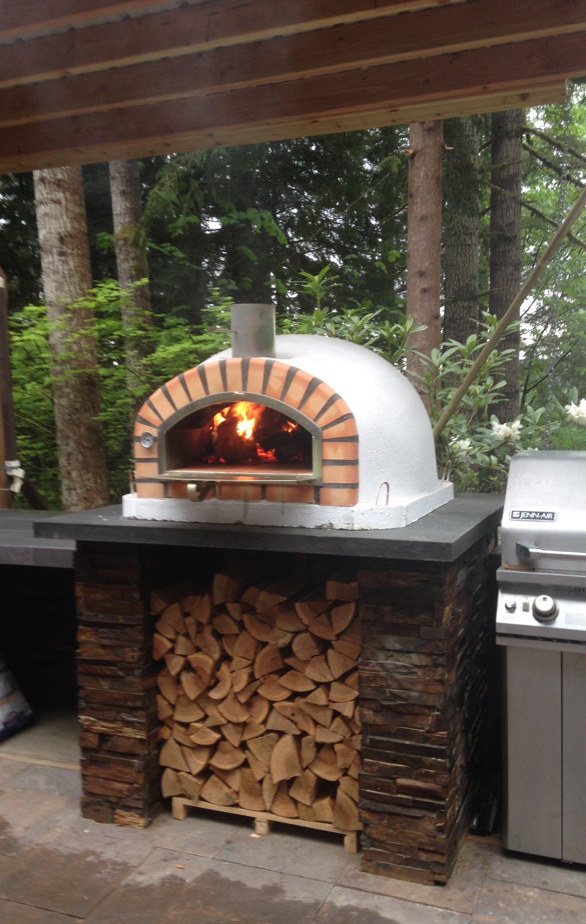 Professional PIZZAIOLI Wood Fired Pizza Oven for Outdoor Cooking - Perfect for Backyard, Patio, and Camping - Authentic Italian Pizza Maker