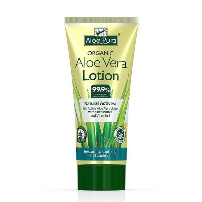 Aloe Pura Aloe Vera Lotion with Shea Butter - Hydrating & Soothing Moisturizer for Dry Skin, Sunburn Relief & Daily Skincare