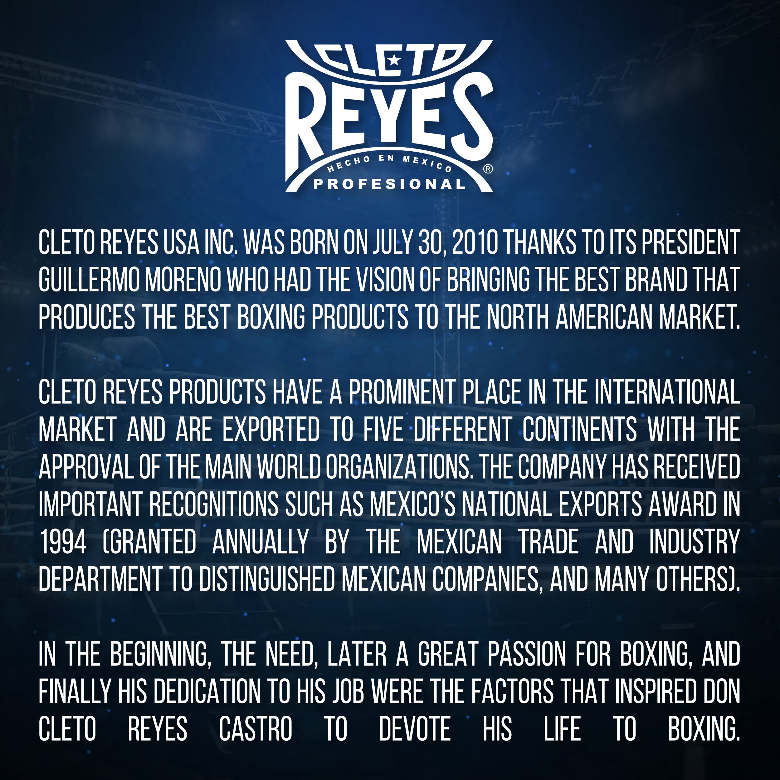 Cleto Reyes Professional Training Boxing Gloves - Premium Leather Strap, Attached Thumb & Secure Hook & Loop Closure for MMA, Kickboxing & Fitness Training