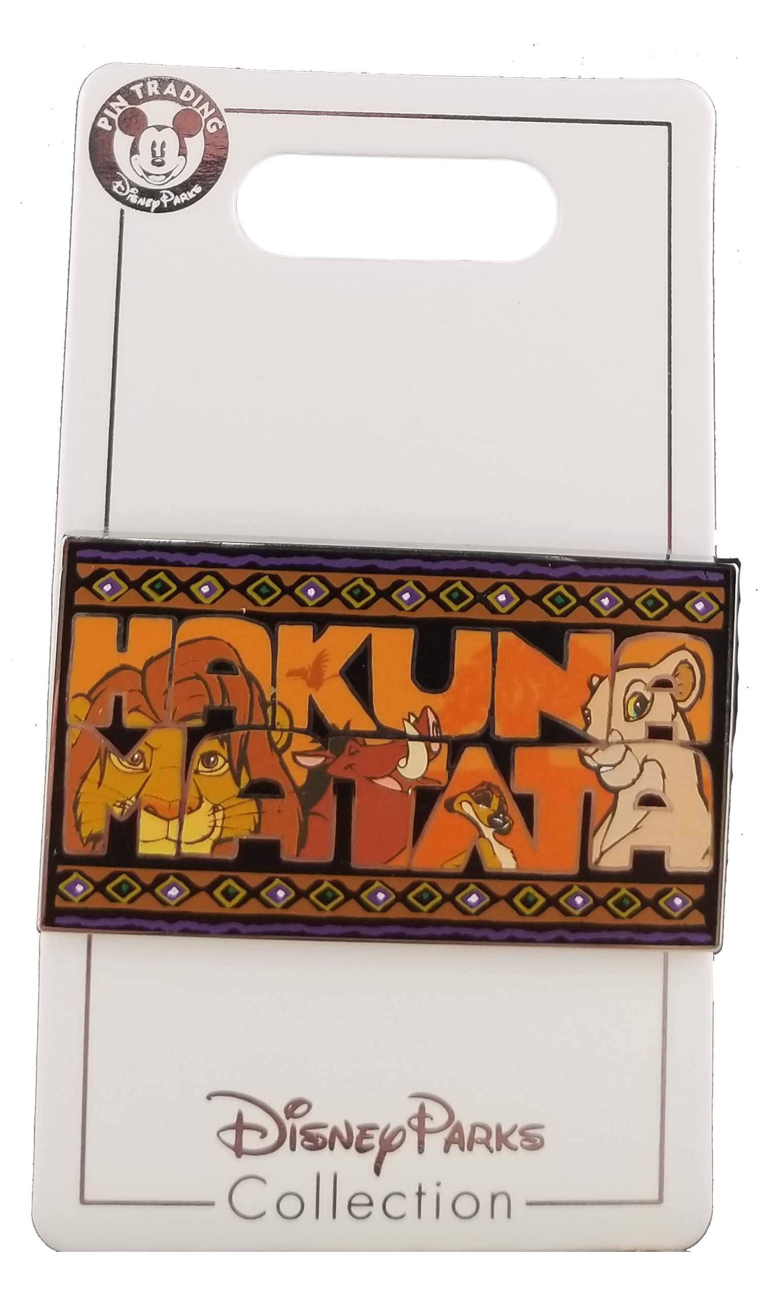 Disney Lion King Hakuna Matata Enamel Pin - Collectible Disney Pins for Fans - Perfect for Backpacks, Jackets & Pin Trading Collections