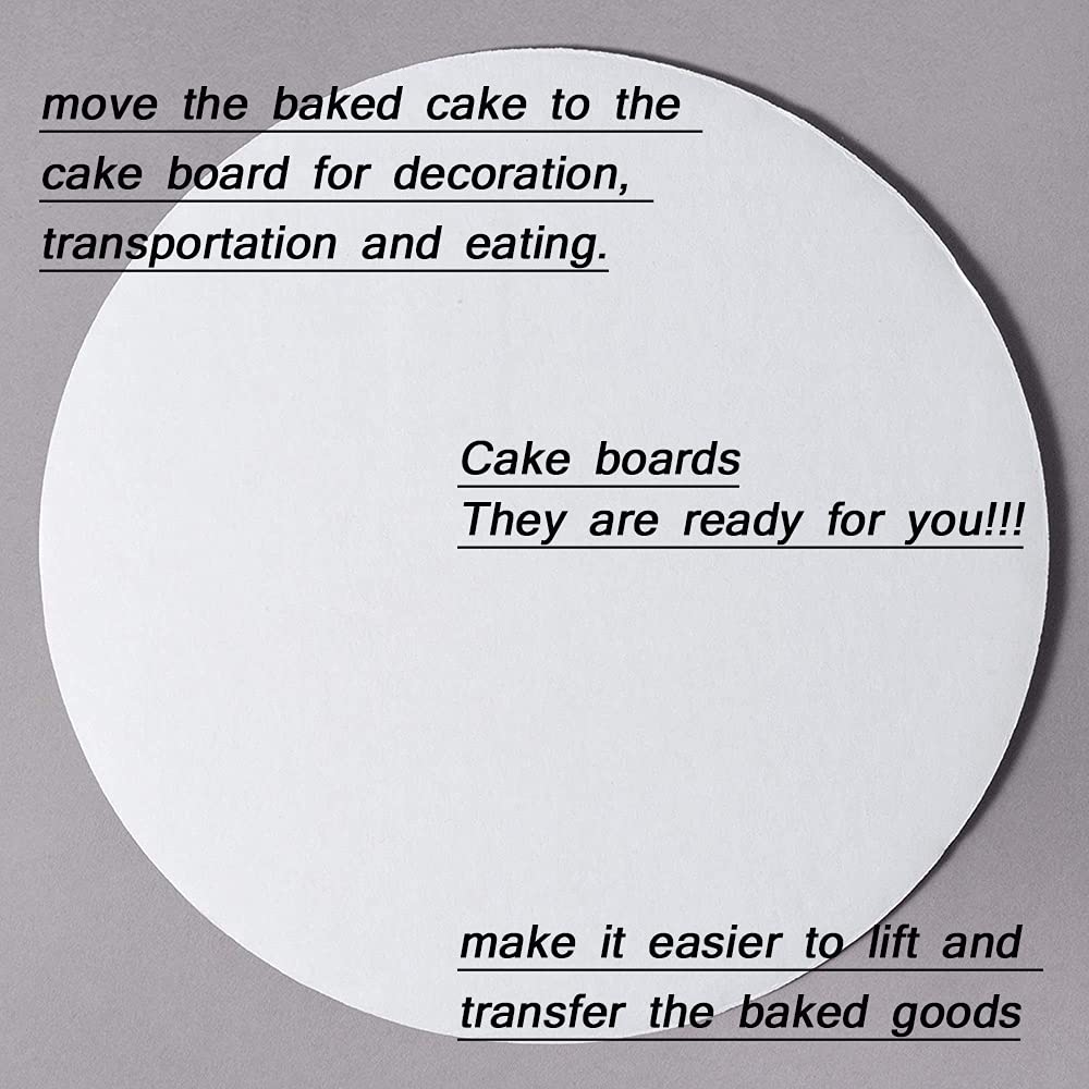 15-Piece White Paper Bakery Cake Box Set with 15 Round Cake Boards - 12 Inch Pastry Boxes for Cakes, Cookies, Pies & Cupcakes | Perfect for Bakeries, Dessert Shops & Party Catering