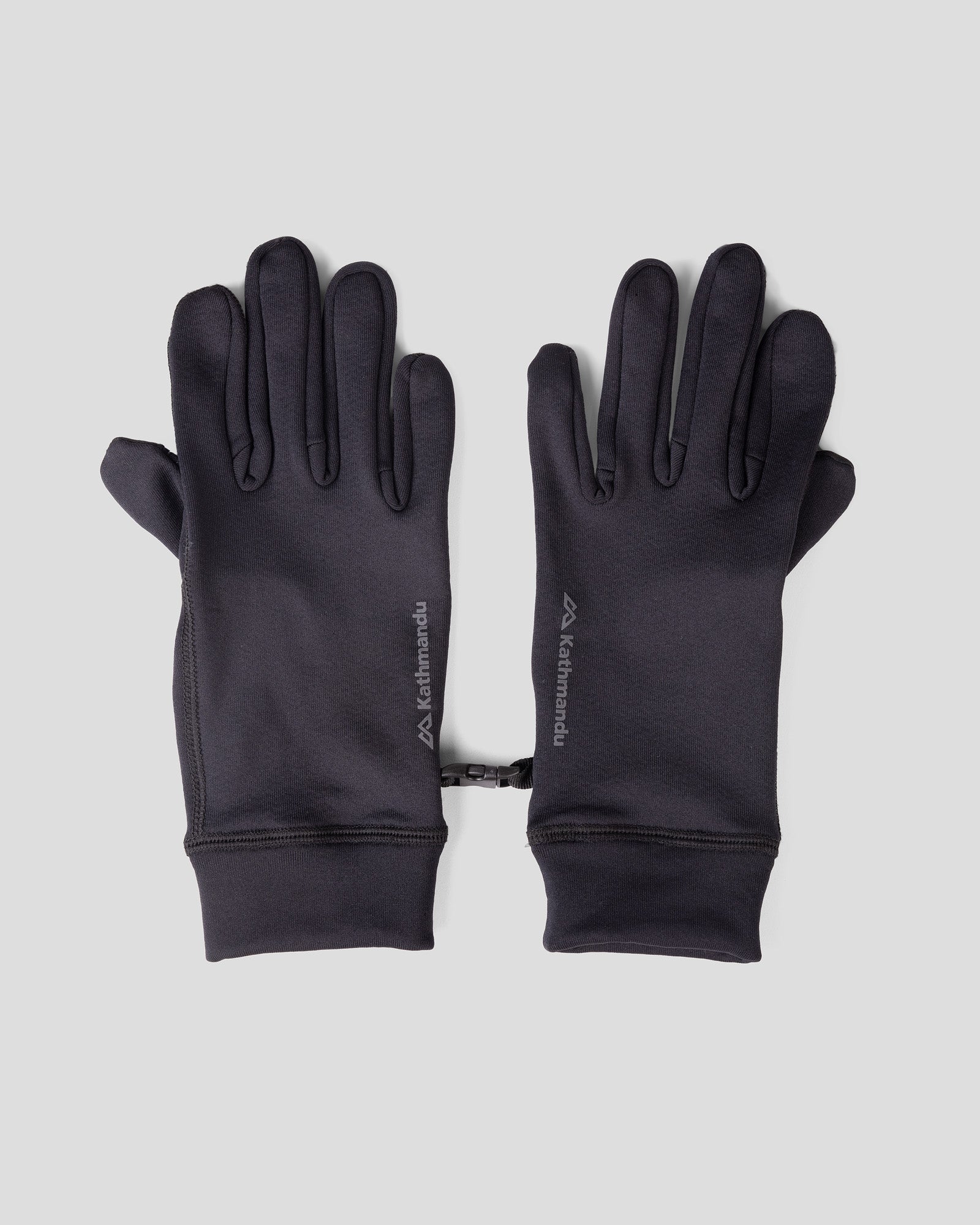 Vectron Fleece Gloves v4 - Winter Thermal Gloves for Men & Women, Touchscreen Compatible, Black Stingray Color - Perfect for Skiing, Hiking & Outdoor Activities