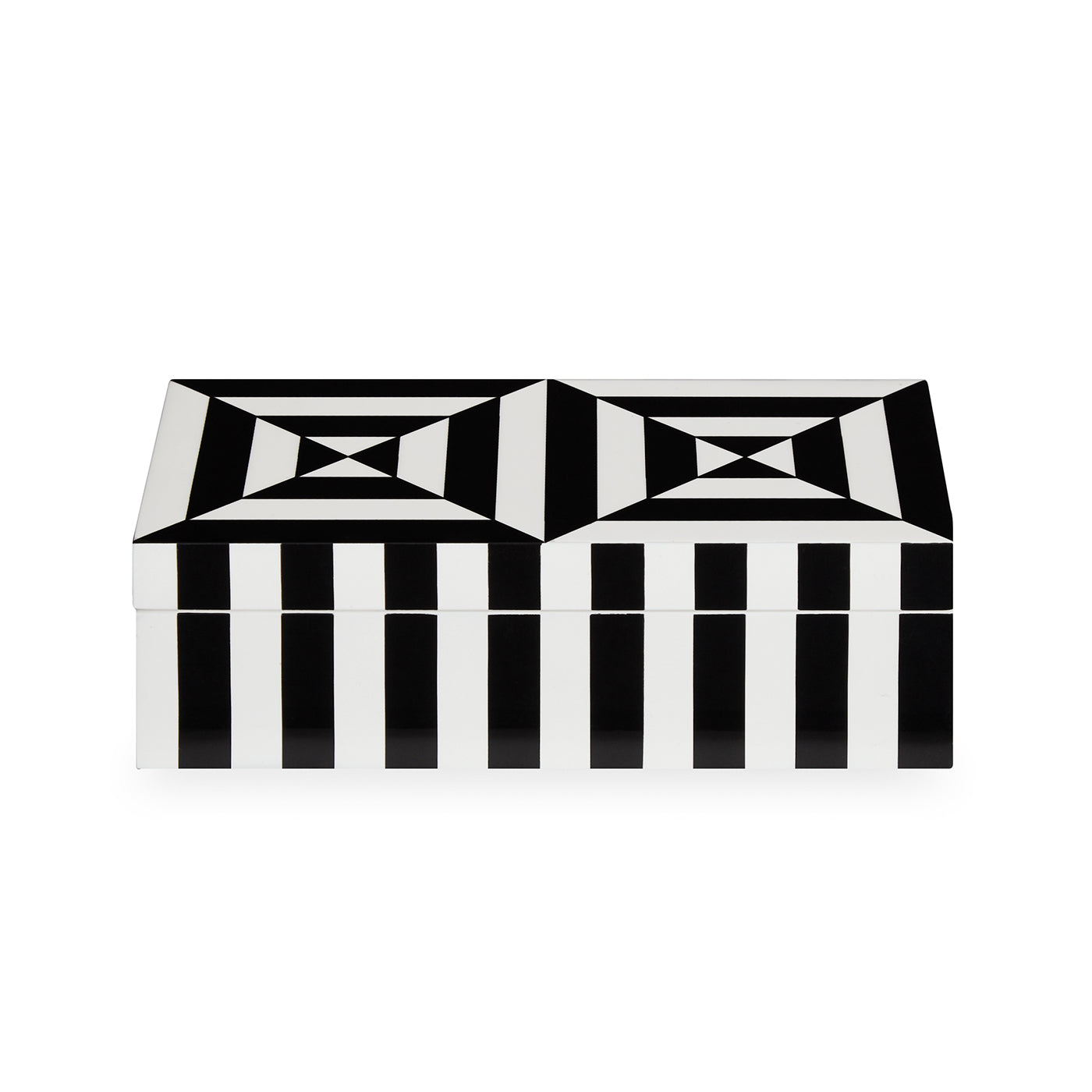 Small Op Art Lacquer Box - Handmade Decorative Storage Box for Jewelry, Trinkets & Keepsakes | Perfect for Home Decor, Gift Giving & Organizing Small Items