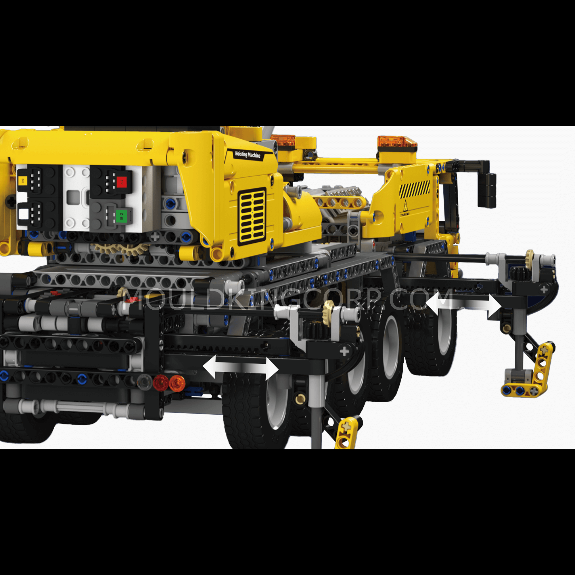 Mould King 17047 Mechanical Crane C+ Building Set - 2,688 Piece STEM Educational Construction Toy for Adults & Kids | DIY Engineering Model Kit for Creative Play & Home Decoration
