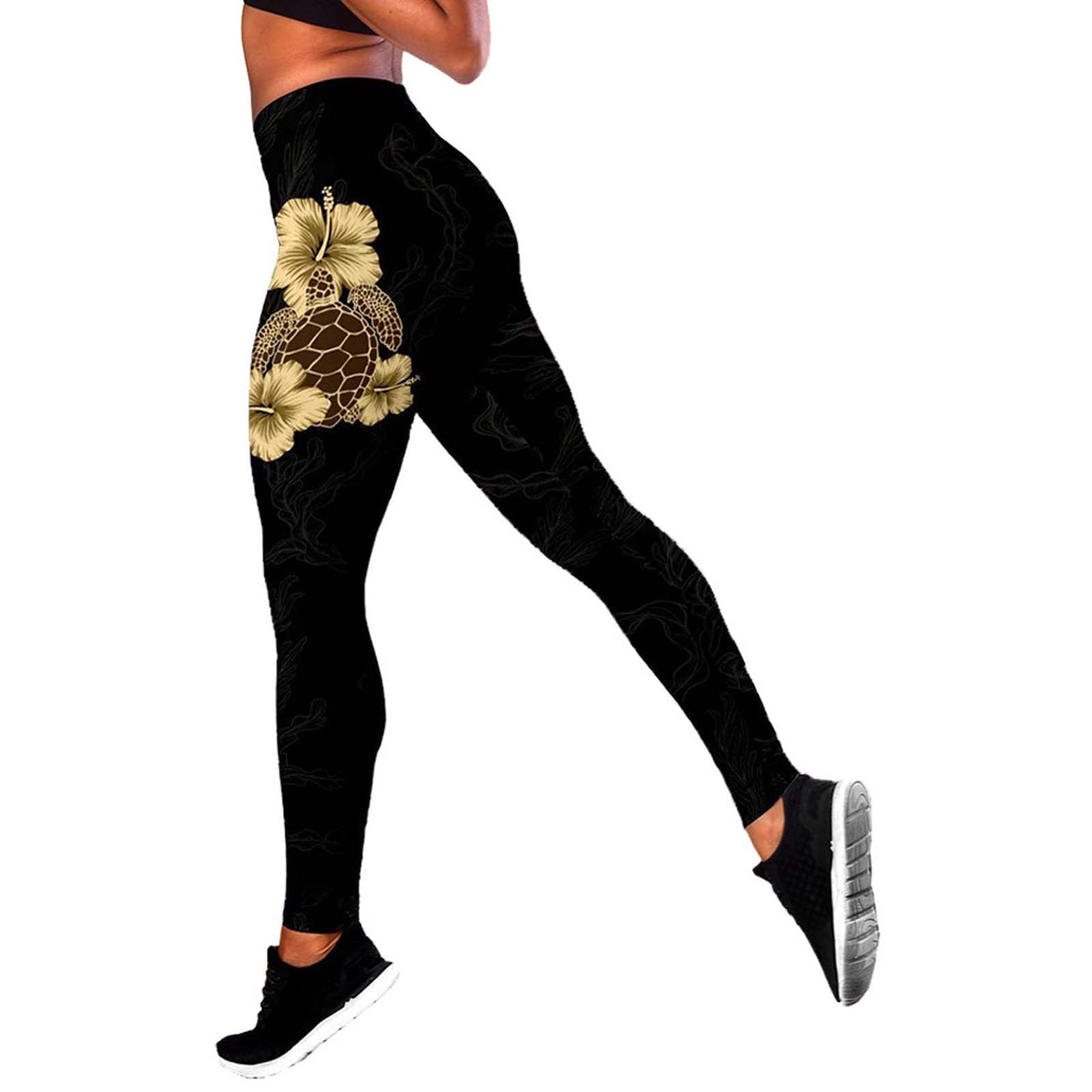 Smooto High Waisted Crossover Yoga Pants for Women - Tummy Control Compression Leggings (Black, Large) | Perfect for Yoga, Gym & Everyday Wear