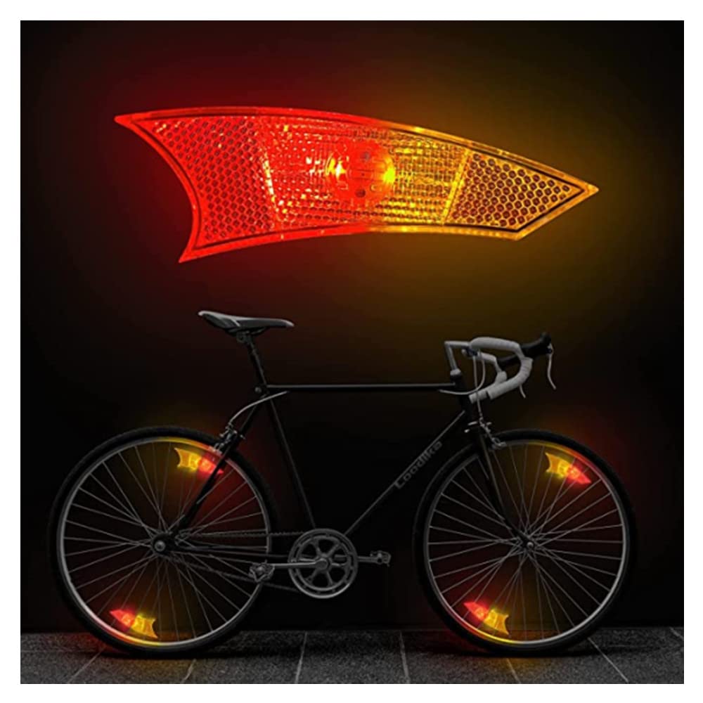 Primst 3-Pack Waterproof LED Bike Wheel Lights - Colorful Cycling Spoke Lights for Night Safety, Reflective Tire Lights for Kids & Teens - Perfect Bike Accessories Gift for Birthday & Christmas (Ideal for Night Riding, Commuting & Outdoor Adventures)