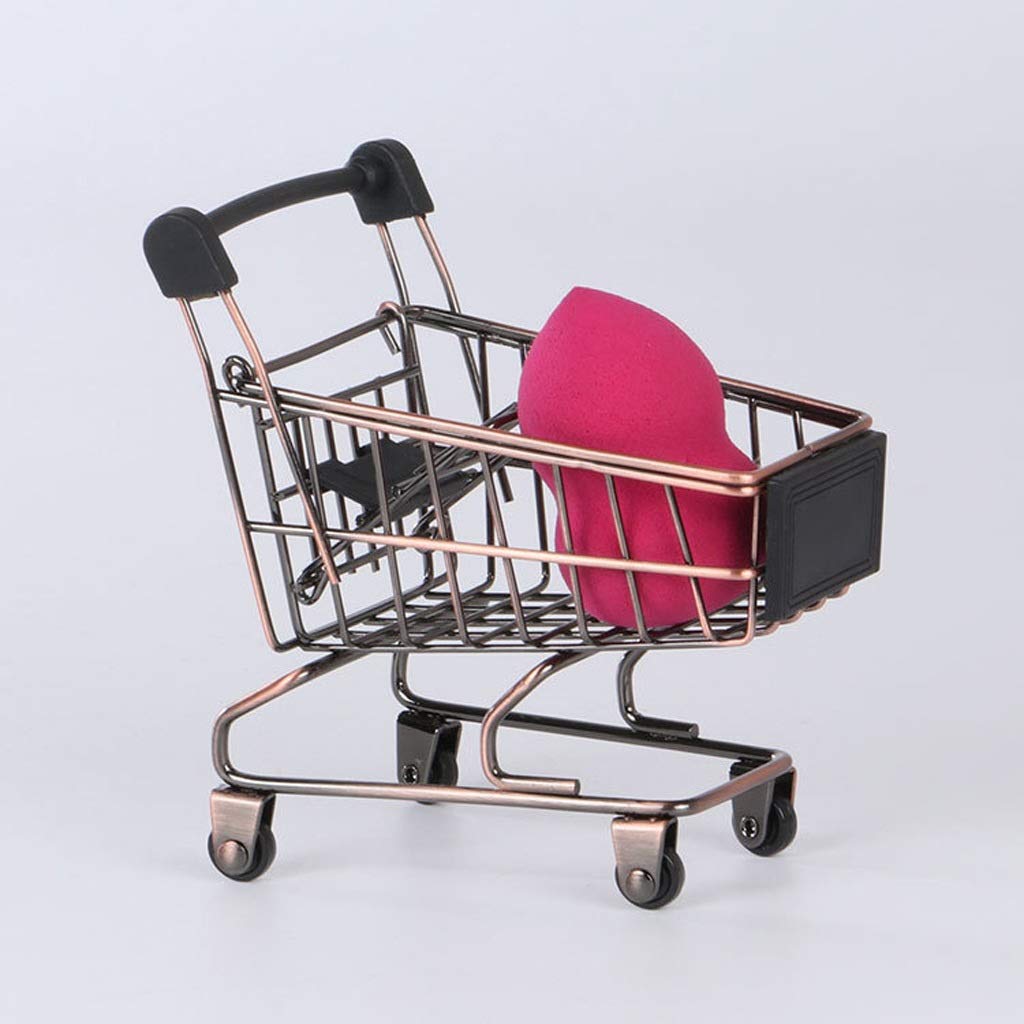 WSZJJ Foldable Mini Shopping Cart Toy for Kids - Realistic Supermarket Play, Storage Basket & Handcart for Pretend Play - Perfect for Indoor/Outdoor Playtime & Toy Organization (Color: C)