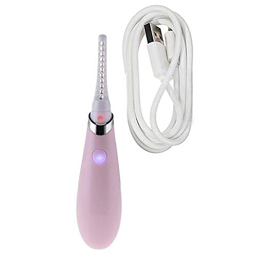 Ubersweet® Mini USB Rechargeable Heated Eyelash Curler - Long Lasting Battery, Portable Travel Size for Home & Salon Use - Perfect for Lash Extensions & Natural Lashes