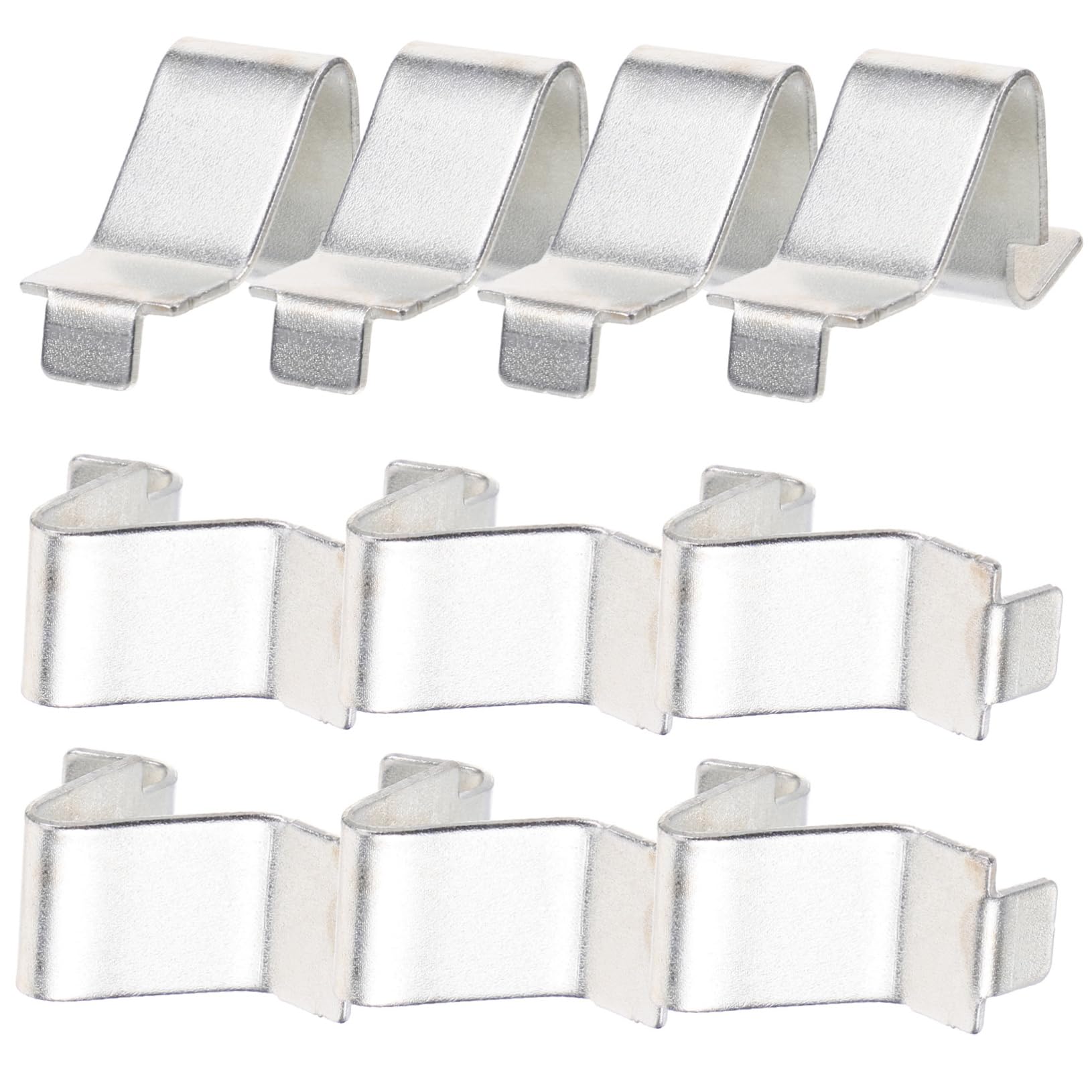 12pcs Heavy Duty Shelf Brackets for Cabinet & Shelving - Metal Iron Clips for File Cabinets & Storage