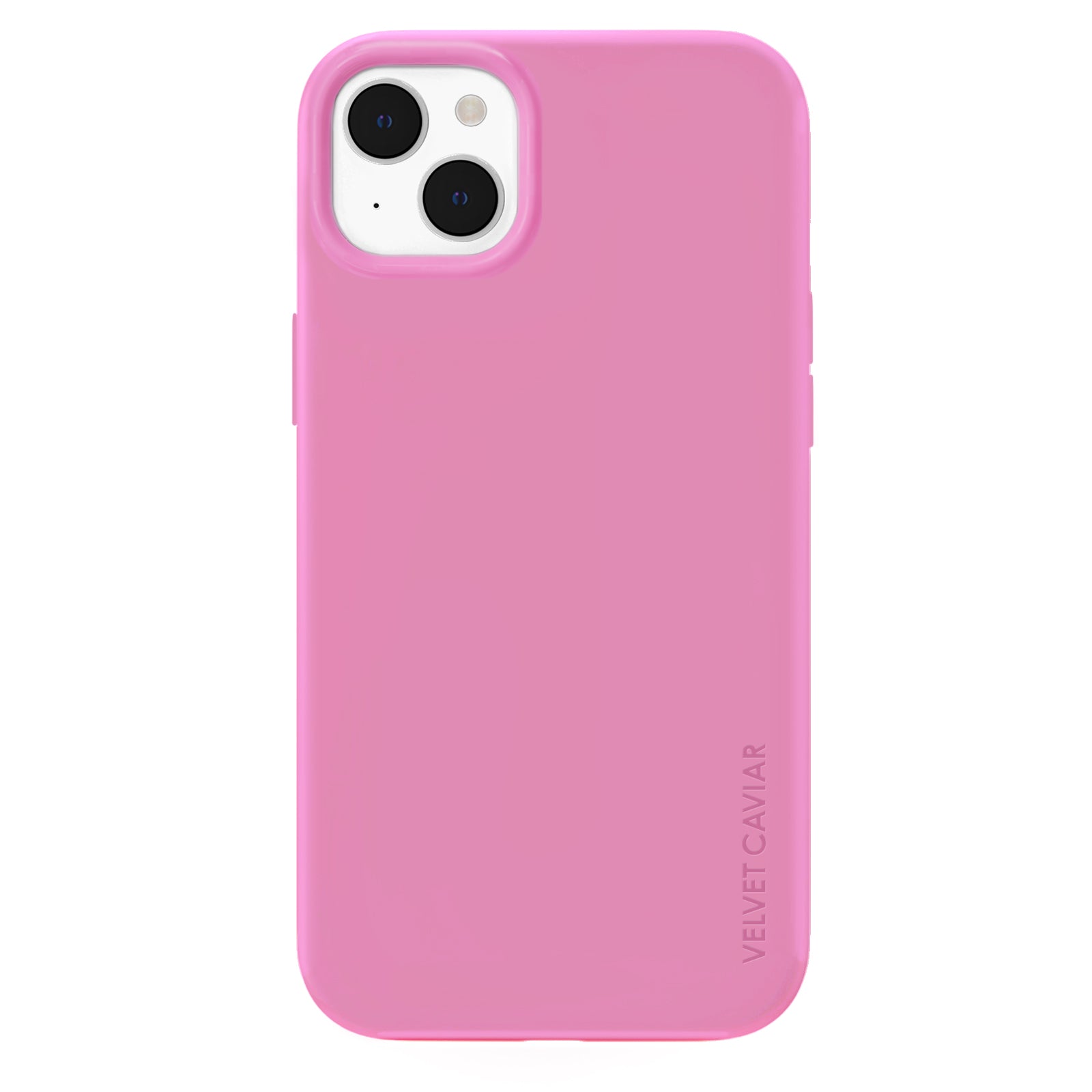 Hot Pink Silicone iPhone Case - Shockproof, Slim & Durable Phone Cover for iPhone 13/14/15 - Perfect for Everyday Use, Gym & Travel