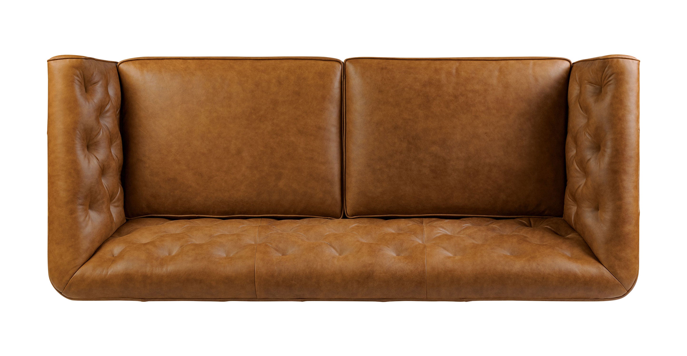 Essex 86 Leather Pull-Out Convertible Sleeper Sofa - Modern Leather Sofa Bed for Living Room, Guest Room & Small Spaces