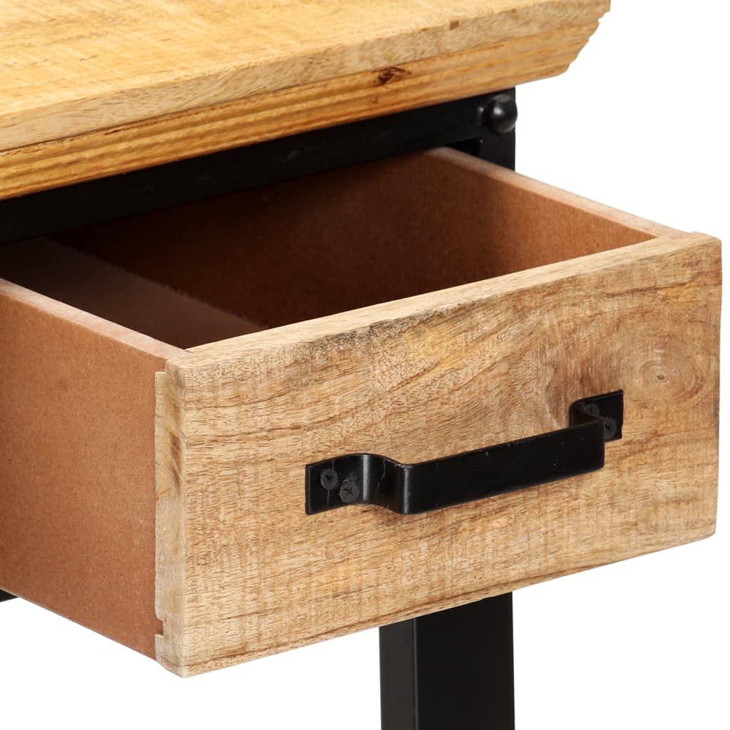 Compact Mango Wood Desk 43