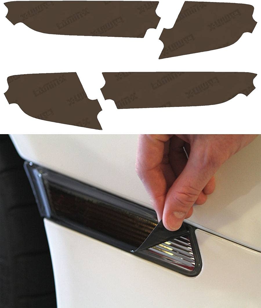 Lamin-X Custom Fit Charcoal Reverse Light Covers for Honda Accord 2021-2024 | Smoke Tinted Tail Light Protection Film | Enhances Style & Prevents Scratches | Perfect for Night Driving & Car Customization
