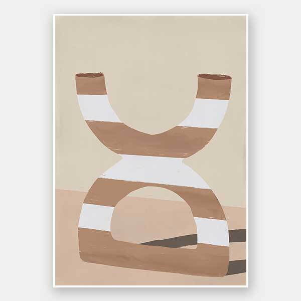 Curves Abstract Art Print - Unframed Wall Decor for Living Room, Bedroom & Office | Modern Home Decor