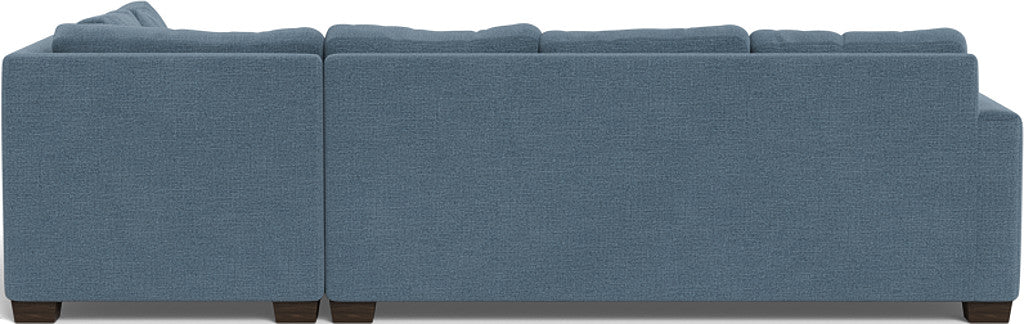 Track 121 Right Chaise Sleeper Sectional Sofa - Modern L-Shaped Convertible Couch with Pull-Out Bed for Living Room, Guest Room & Small Spaces