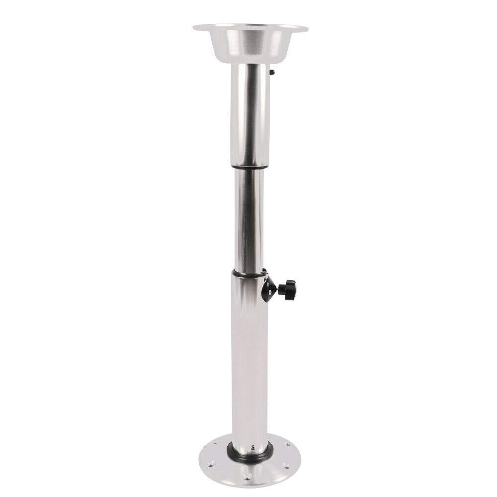 Adjustable Aluminum Table Pedestal Stand 28 Inch - Heavy Duty Marine Boat & RV Table Base for Boats, Caravans, Motorhomes - Perfect for Dining, Workspace & Outdoor Activities