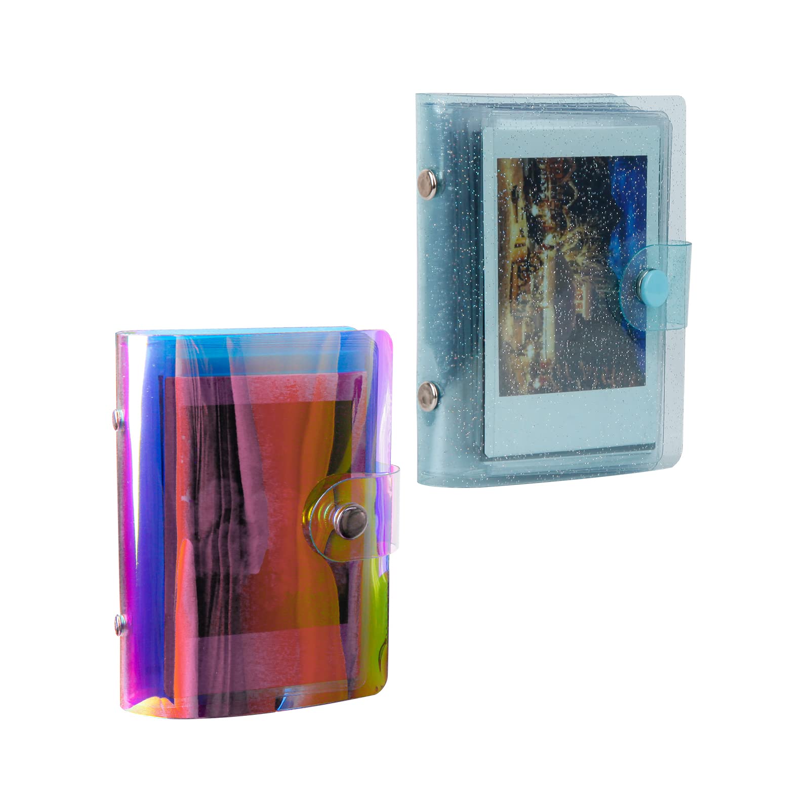 4-Pack 36-Pocket 2x3 Small Photo Album - Compatible with Fujifilm Instax Mini, Polaroid Snap, Z2300, SocialMatic Instant Cameras & ZIP Instant Printer - Perfect for Storing Travel Memories, Party Photos & Instant Prints
