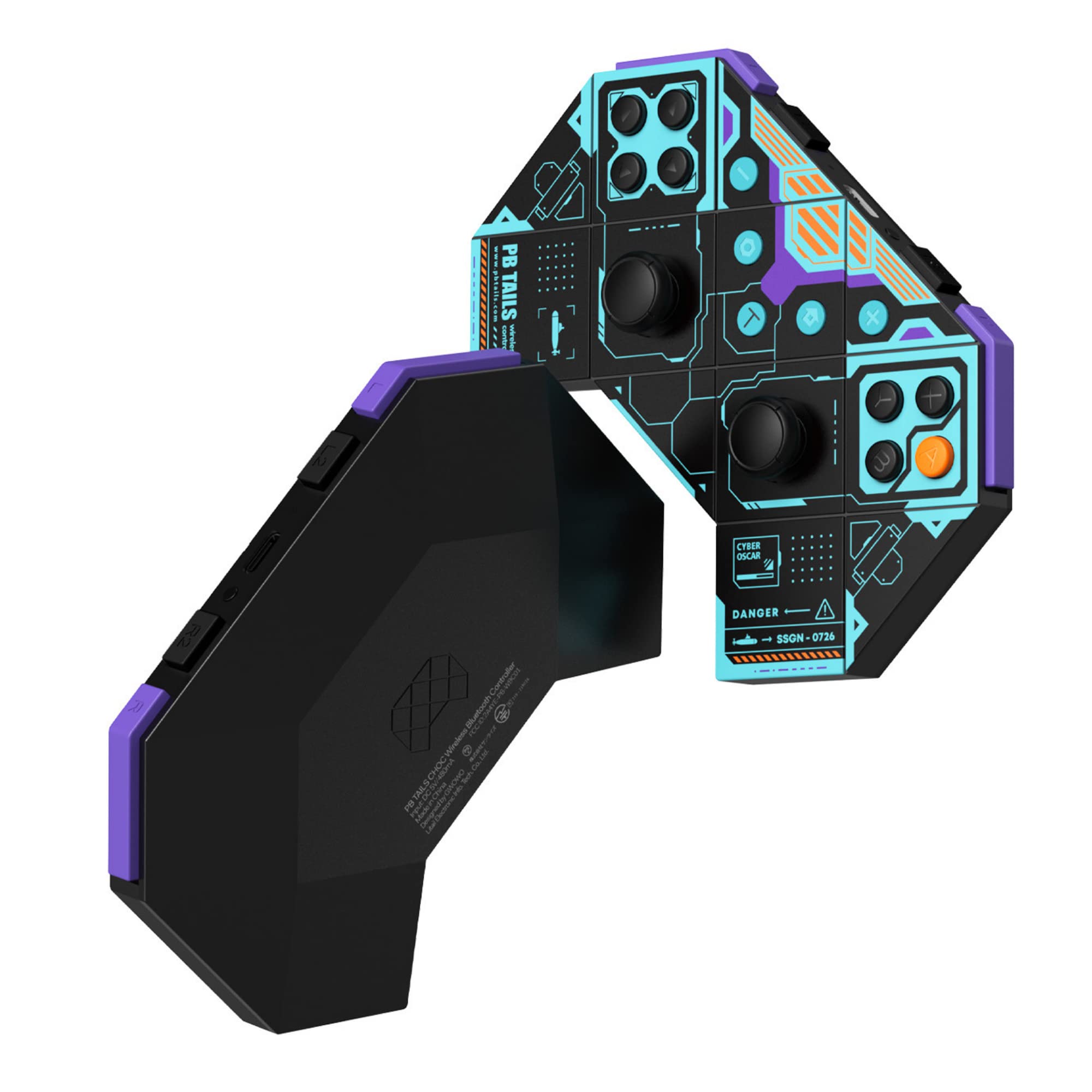 Premium PB TAILS Wireless Switch Controller - Ergonomic Metal Gamepad for Nintendo Switch, Switch Lite, Steam Deck & PC Gaming | Turbo, Vibration & Auto Wake-Up Features | Perfect for Travel, Multiplayer & Long Gaming Sessions