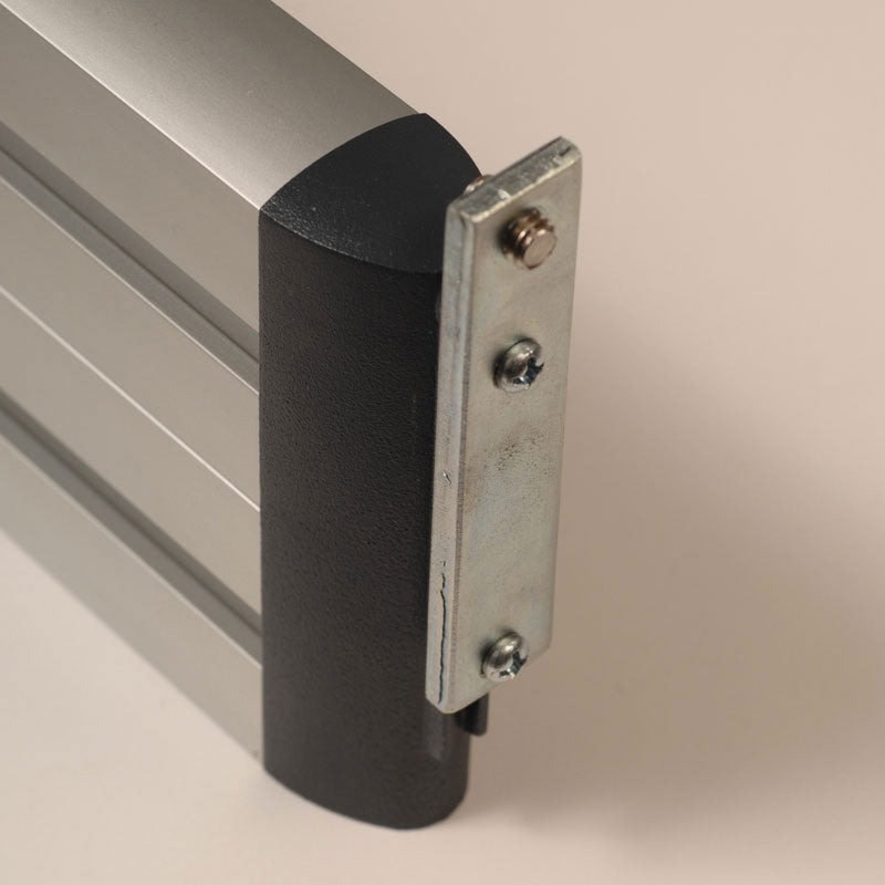 Durable Aluminum Rail End Caps (Set of 2) - Weatherproof Protection for Deck, Fence & Stair Railings - Perfect for Outdoor Home Improvement Projects